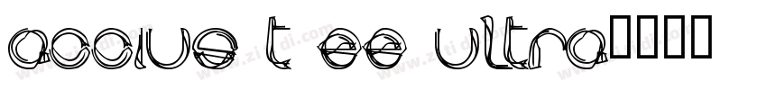 Accius T EE Ultra字体转换